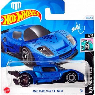 Машинка Hot Wheels Базовой коллекции Mad Mike Drift Attack 59/250 (5785 HTC91)