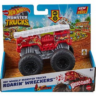 Машинка Hot Wheels Монстр трак Roarin' Wreckers 5 Alarm (HDX60 HDX65)