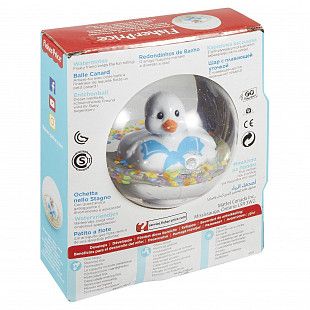Игрушка Fisher Price Веселая уточка DVH21 DRD81 white