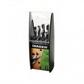 Набор сверл Diager BradPoint ProDuo 8шт 3-10мм 917B