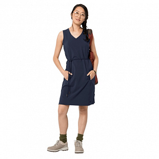 Платье летнее женское Jack Wolfskin Tioga Road Dress midnight blue