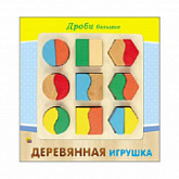 Деревянная игрушка Рыжий Кот Дроби большие ИД-5911