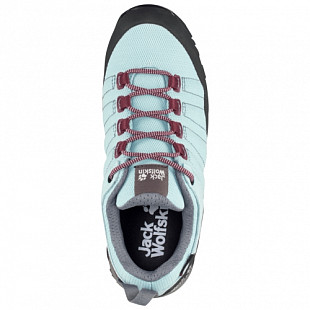 Водонепроницаемые кроссовки женские Jack Wolfskin Scrambler Lite Texapore Low W light blue / purple
