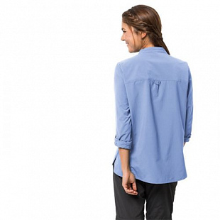 Рубашка женская Jack Wolfskin Victoria Roll-Up Shirt W blue