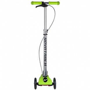 Самокат-кикборд Novatrack RainBow Подростковый Green 120B.RAINBOW.GN8