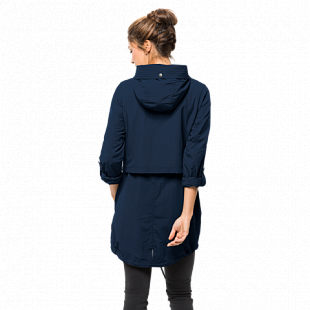 Куртка женская Jack Wolfskin Saguaro Parka Women midnight blue