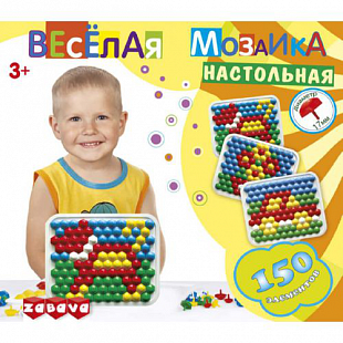 Игрушка пластмассовая Веселая мозаика настольная 12202A