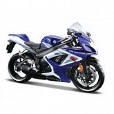 Мотоцикл Maisto 1:12 Suzuki GSX-R750 (31101) black/blue/white
