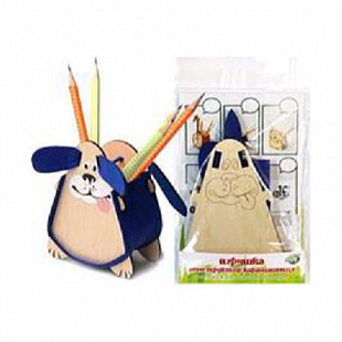 Игрушка конструктор-карандашница Собака зк11003