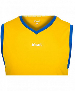 Майка баскетбольная детская Jogel JBT-1020-047 yellow/blue