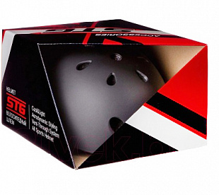 Защитный шлем STG MTV12 С фикс. застежкой Black