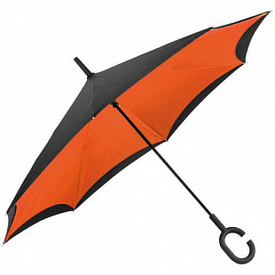 Зонт реверсивный 4047610 Orange/Black