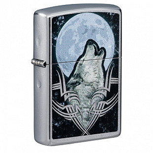 Зажигалка Zippo Howling Wolf Design 49261-000003