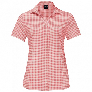 Рубашка женская Jack Wolfskin Kepler Shirt Women blush pink checks