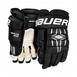 Перчатки хоккейные Bauer Nexus 800 Sr Black