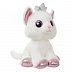 Мягкая игрушка Aurora Белый котик с короной 18 см 60876
