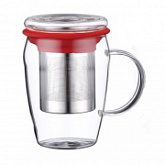 Чашка-заварник Peterhof 500 мл PH-10039 red
