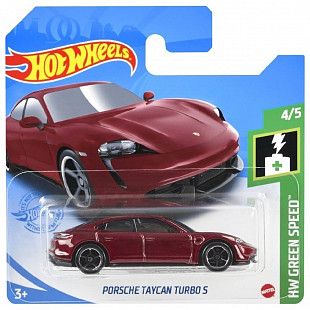 Машинка Hot Wheels Базовой коллекции Porsche Taycan Turbo S 208/250 (5785 GTB23)