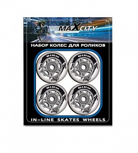 Колеса для роликовых коньков Maxcity LV-W70 PVC
