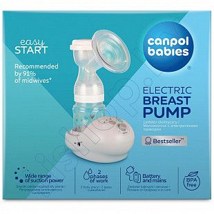 Электрический молокоотсос Canpol babies Easy Start (12/215)