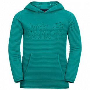 Пуловер детский Jack Wolfskin Modesto Hoody Kids green ocean