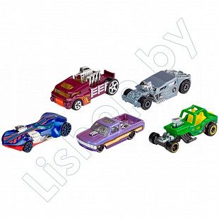 Набор машинок Hot Wheels Exposed Engines 5 шт. (1806 HLY79)