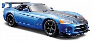 Сборная модель автомобиля BBurago Dodge Viper SRT 10 ACR SRT/10 (18-25091) blue
