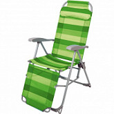 Кресло-шезлонг Nika К3 Зеленые полоски