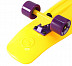 Penny board (пенни борд) Y-Scoo Big Fishskateboard 27 402-Y Yellow-Dark Purple