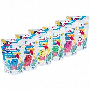Шариковый пластилин для лепки Genio Kids - Art незастывающий 15 гр. в ассортименте TA1803