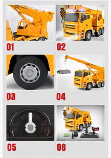 Радиоуправляемый автокран MZ Crane Truck 1:18 2080