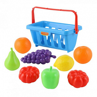 Игровой набор Полесье продуктов с корзинкой №2 (9) 46963