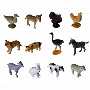 Набор животных фермы Bondibon "Ребятам о Зверятах" ВВ2368