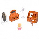 Игровой набор Happy Family 012-05B с фигуркой зверюшки, комната