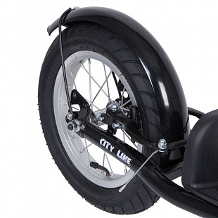 Самокат внедорожный Novatrack Stamp N1 Black 12" 12STAMPN1.BK8