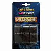 На картинке изображен Обмотка на ручку Butterfly Overgrip black Обмотка на ручку Butterfly Overgrip black