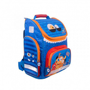 Школьный рюкзак Gulliver Монстрик Гошик M18 blue
