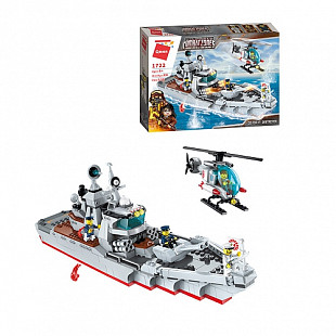 Конструктор Qman Боевой Корабль 1722