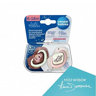 Пустышка Canpol babies Sleepy Koala силиконовая симметричная 6-18 мес. 2 шт. (22/659_pin) pink