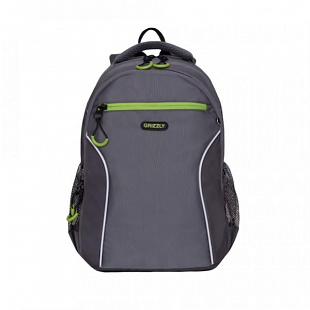 Школьный рюкзак GRIZZLY RB-963-1 grey/dark grey