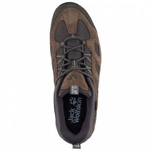 Полуботинки мужские Jack Wolfskin Vojo Hike 2 Texapore Low M Dark Wood