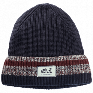 Шапка мужская Jack Wolfskin Knit Cap night blue