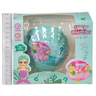 Кукла беби-сюрприз русалочка в ракушке с аксессуарами LM2672 3 вида