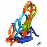 Трек Hot Wheels Безумные виражи и петли (HXR70)