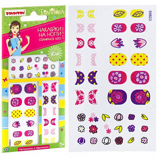 Наклейки на ногти Bondibon Eva Moda Солнечное лето-3 BB1987Б