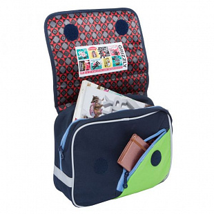 Детский рюкзак для мальчика GRIZZLY RK-997-1 dark blue/blue/lime