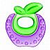 Прорезыватель Canpol babies Охлаждающий Плодоовощи Яблоко 2/812 Purple