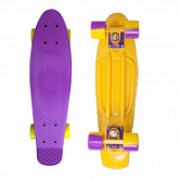 Penny board (пенни борд) RGX PNB-09 22" Violet/Yellow