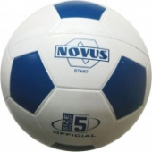 Мяч футбольный Novus Start white/blue
