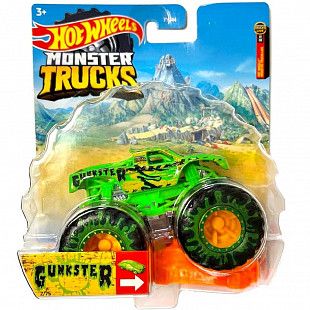 Машинка Hot Wheels Монстр Трак Gunkster 2/75 (FYJ44 HCP89) коллекция 2022